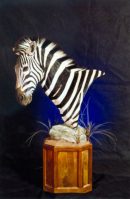 Zebra Pedestal